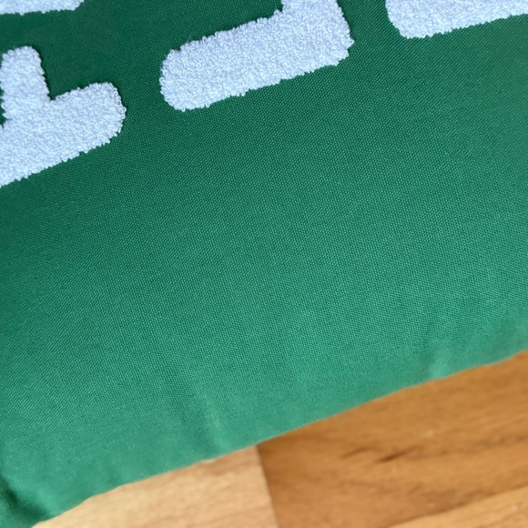 Green Holiday ‘FA LA LA’ Pillow - Picture 6 of 11